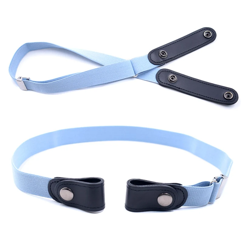 Горячая Распродажа свободный регулируемый ремень без застежки с эластичной