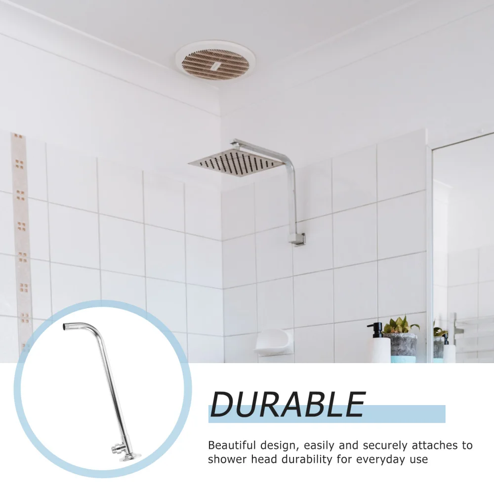 

Home Shower Arm Wall-Mounted Shower Extension Replacement Bath Accessory