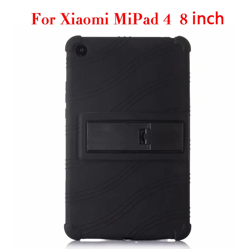 mipad4 8 black Силиконовый чехол для Xiaomi mi Pad 4 mi Pad4 mi pad 4 8," планшетный ПК Защитный чехол для Xiaomi mi Pad 4 plus mi Pad 4 plus 10,1" - Цвет: mipad4 8 black
