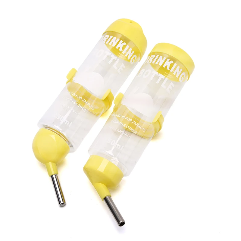 

250ml Plastic Hamster Drinker Water Bottle Dispenser Hanging Pet Drinking Bottle Drinking Head