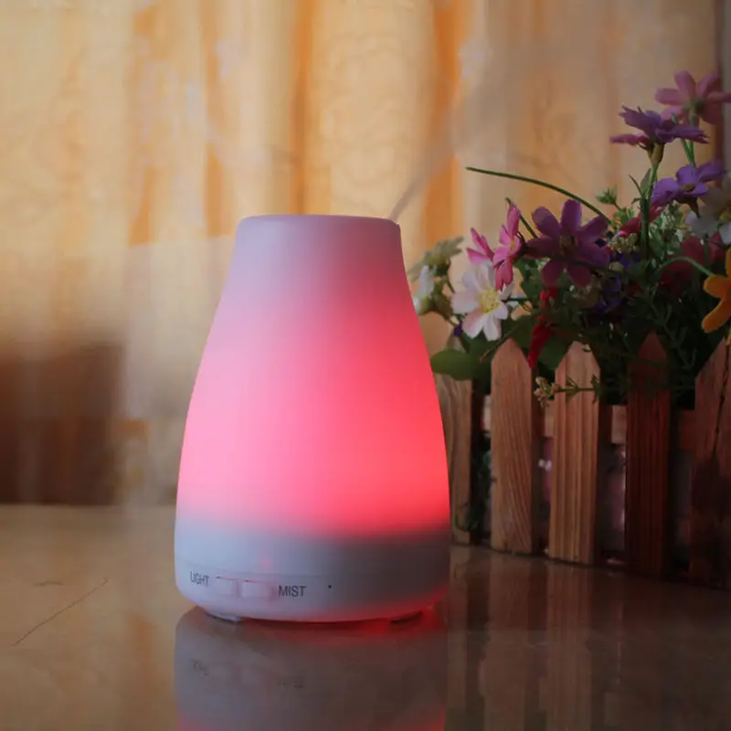 

Humidifier Oil Diffuser for Essential Aromatherapy Cool Mist Humidifier 7 Colors Lights Waterless Auto Off for Home Office Room