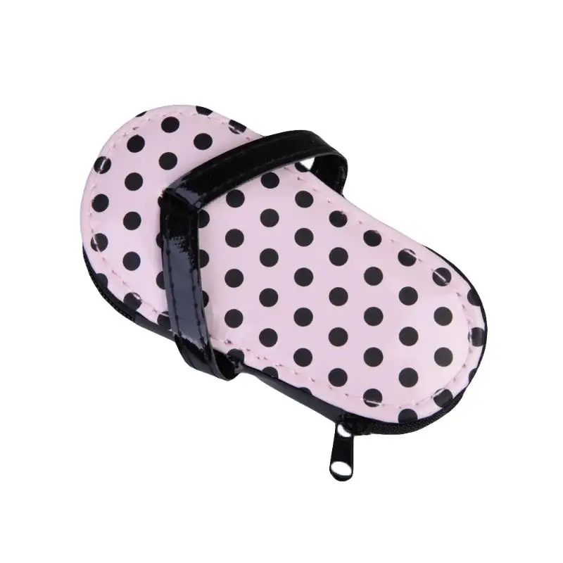 Свадебный подарочный набор косметический подарок розовый в горошек флип флоп