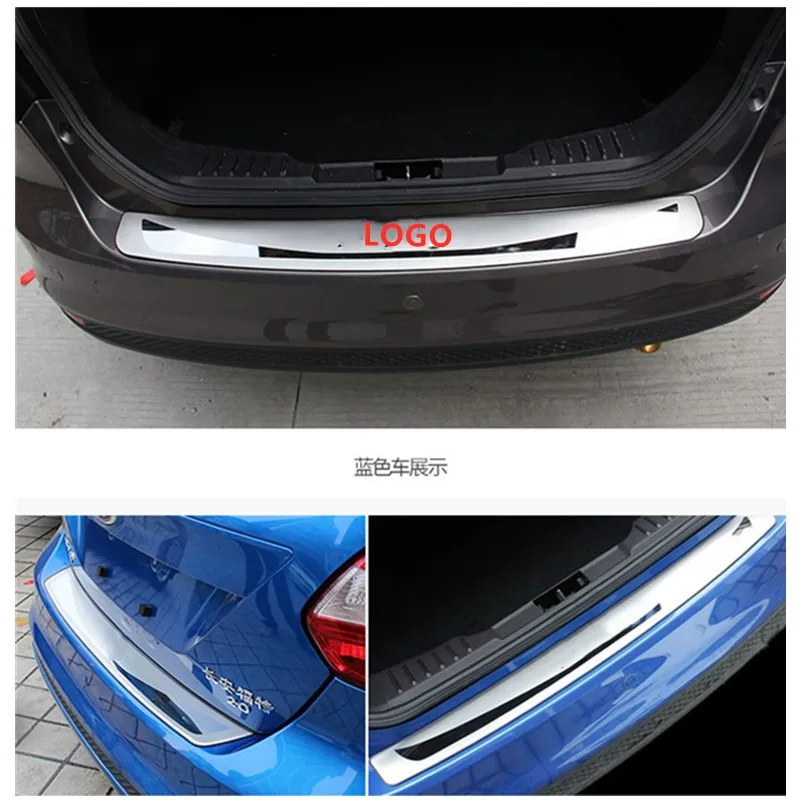 Стайлинг автомобиля подходит для Ford Focus 3 MK3 2012 2013 2014 2015 Накладка на порог заднего