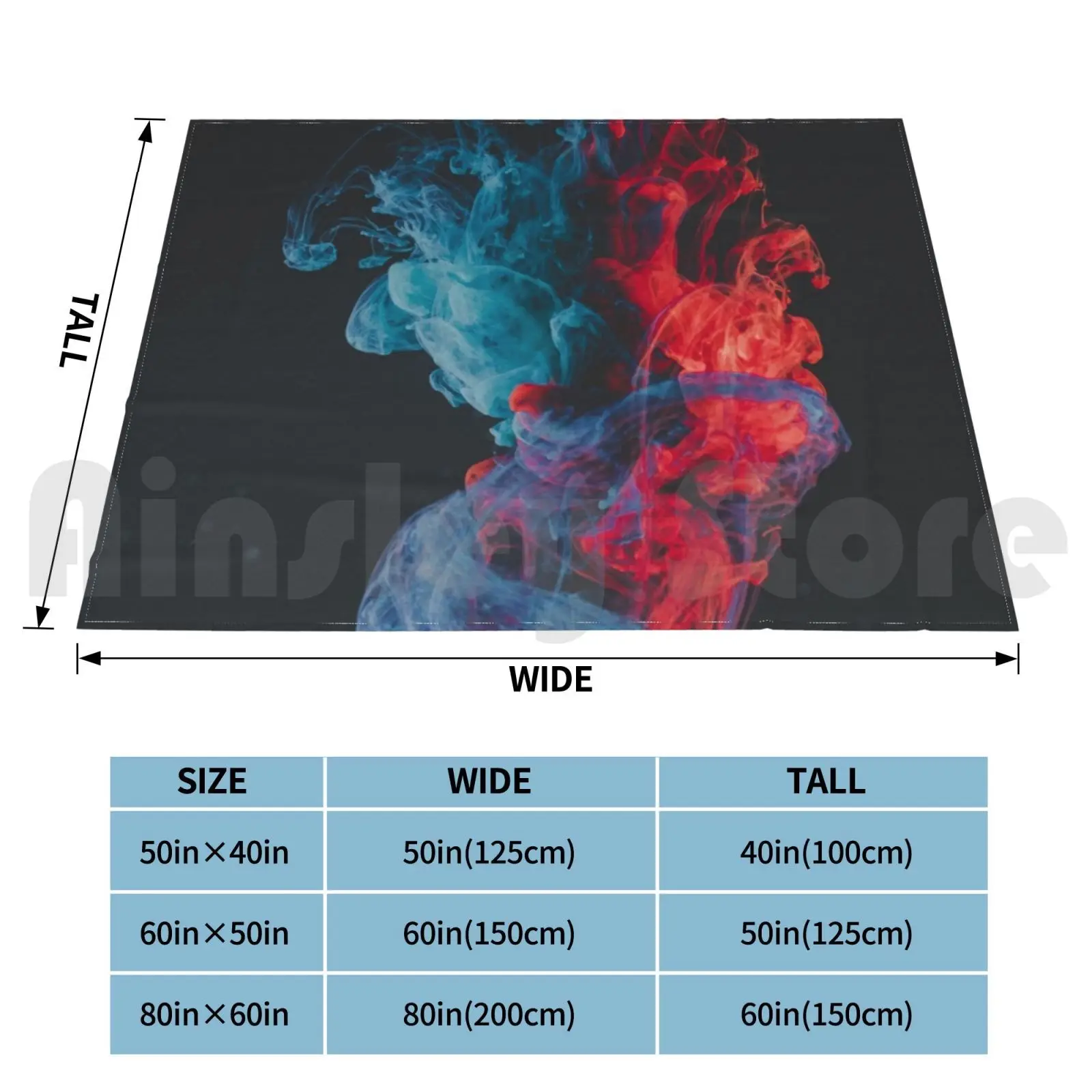 Яркое дымчатое одеяло для дивана кровати путешествий яркий неоновый Радужный