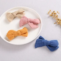 muslim baby girl hair clips for kids bow hairpins infant princess accessories toddler outdoor barrette cloth side pin haarklem