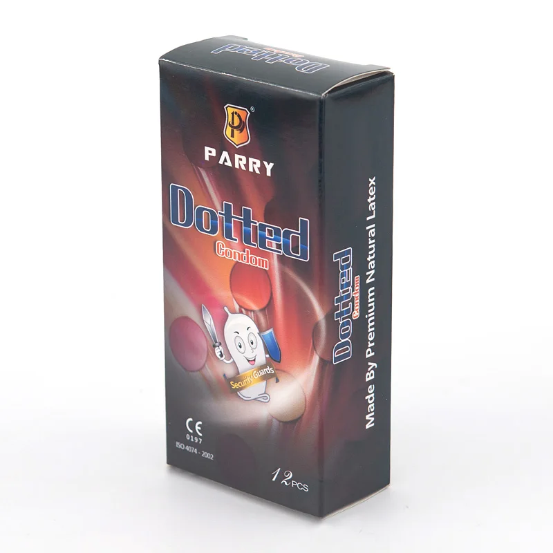 Парри презервативы 12 шт имеет гранулированный спиральный презерватив на