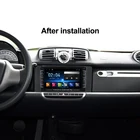 Автомагнитола 2.5D с IPS-экраном, Android, мультимедийный плеер для Mercedes Benz Smart fortwo 2011-2015, GPS-навигация, 2 DIn, без DVD