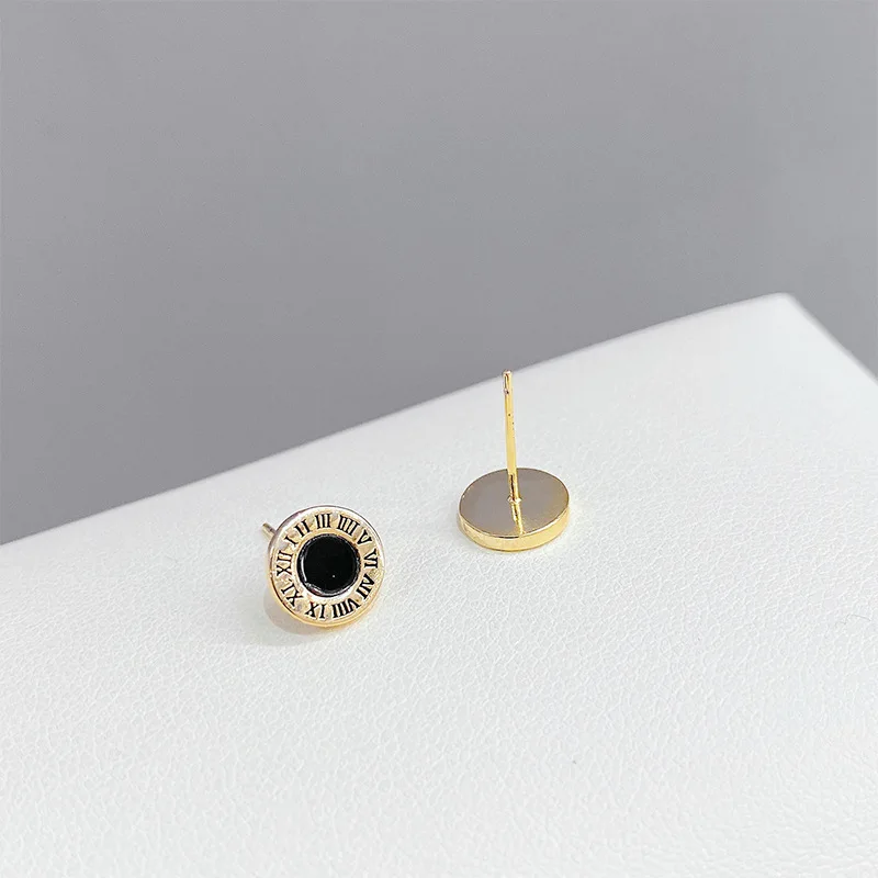 

2021 New Arrival Unique Geometric Stud Earrings for Women 14K Gold Plated Jewelry Zircon Elegant Long Earrings