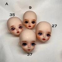 cute doll head diy birthday gift make up practice dolls bald heads kids play toy girl change clothes doll head toys 18 bjd doll