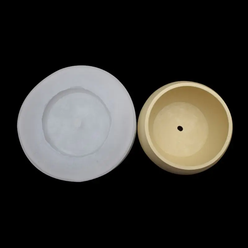 

Durable Silicone Flower Pot Mold Cement Concrete Mould DIY Succulent Plant Vase