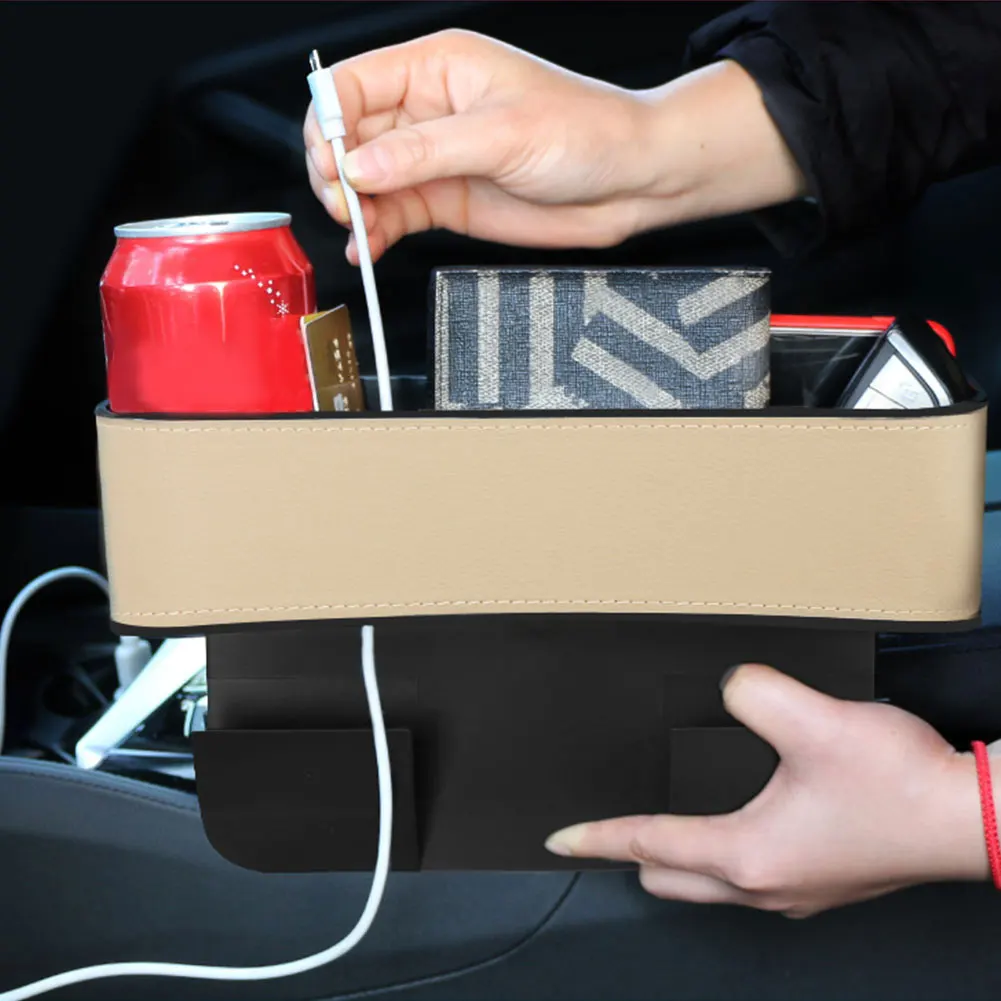 

Новейший автомобильный органайзер, органайзер для хранения на сиденье, чехол из искусственной кожи, карманный органайзер, сумка для хранен...