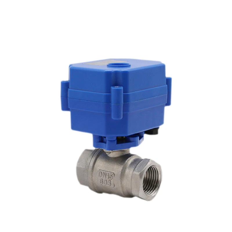 Моторизованный шаровой клапан 1/2 дюйма 3 провода 2 точки управления из