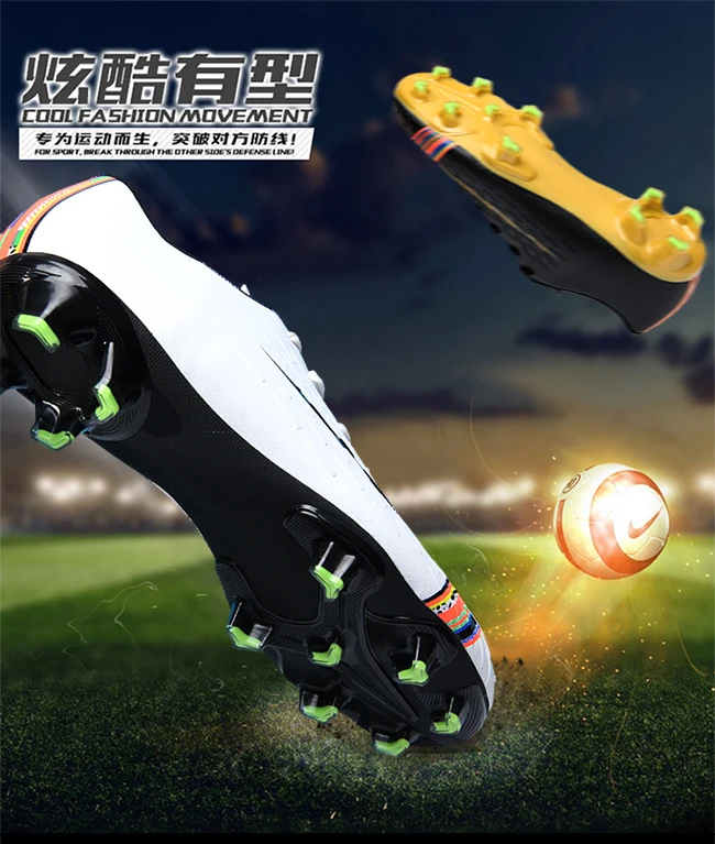 Новое поступление Superfly VI 360 Elite FG KJ 6 XII 12 CR7 Ronaldo Neymar мужские и женские мальчики высокие футбольные бутсы