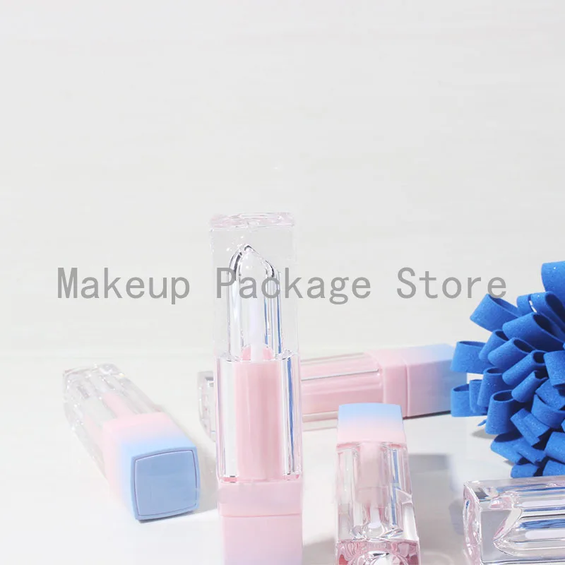 

4.5ML Top Grade Empty Lip Gloss Tube, DIY Arcylic Liquid Lipstick Refillable Bottle,Elegant Pink Blue Lip Gloss Container