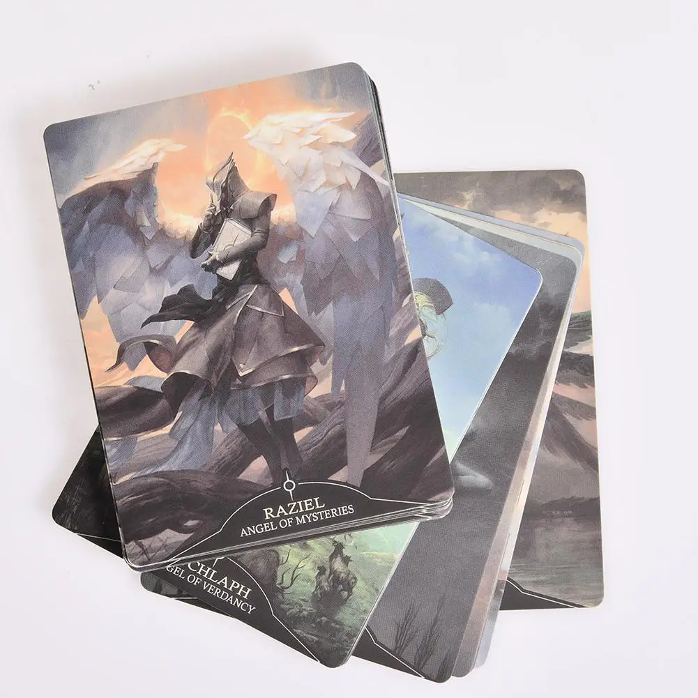 Новый Таро карты прочный яркие традиционный английский 33 шт. Angelarium версия Oracle из