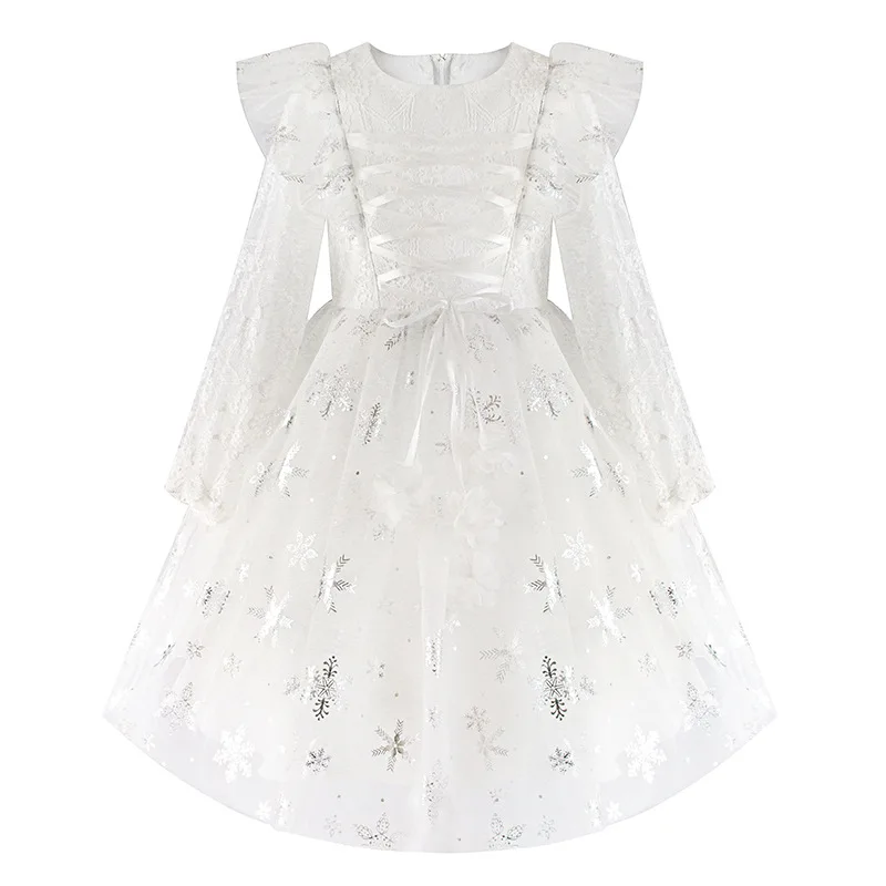 

Girls Clothes 2021 Children's Dress Spring New Dress Korean Version of Children's Clothing Puffy Mesh Skirt Performance Dress