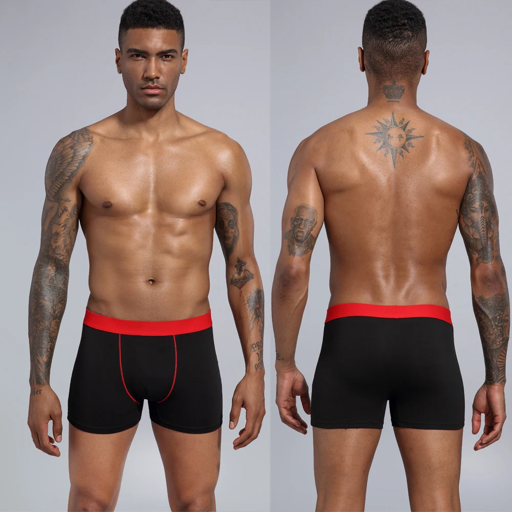 5pcs Boxershorts Men European Plus Size Men Boxers Mens Underwear Boxers Cotton Men Boxer Shorts Men Underpants trunks