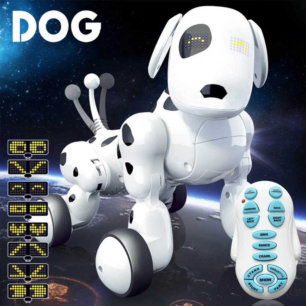 

Programable Wireless Remote Control Smart Robot Dog Intelligent Talking Singing Dancing Robot Dog Toy Electronic Pet kid Gift