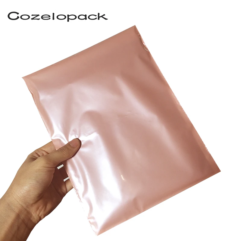 100pcs Rose gold Poly Mailers Shipping Envelops Clothing/T-Shirt/Shirt Boutique Custom Bag Enhanced Durability Mailer - купить по