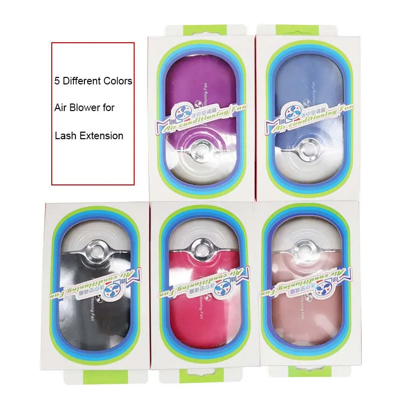 

5Colors Makeup Tool USB Mini Air Conditioning Fan For Graft Eyelash Extension Dedicated Dryer Blower Glue Blower