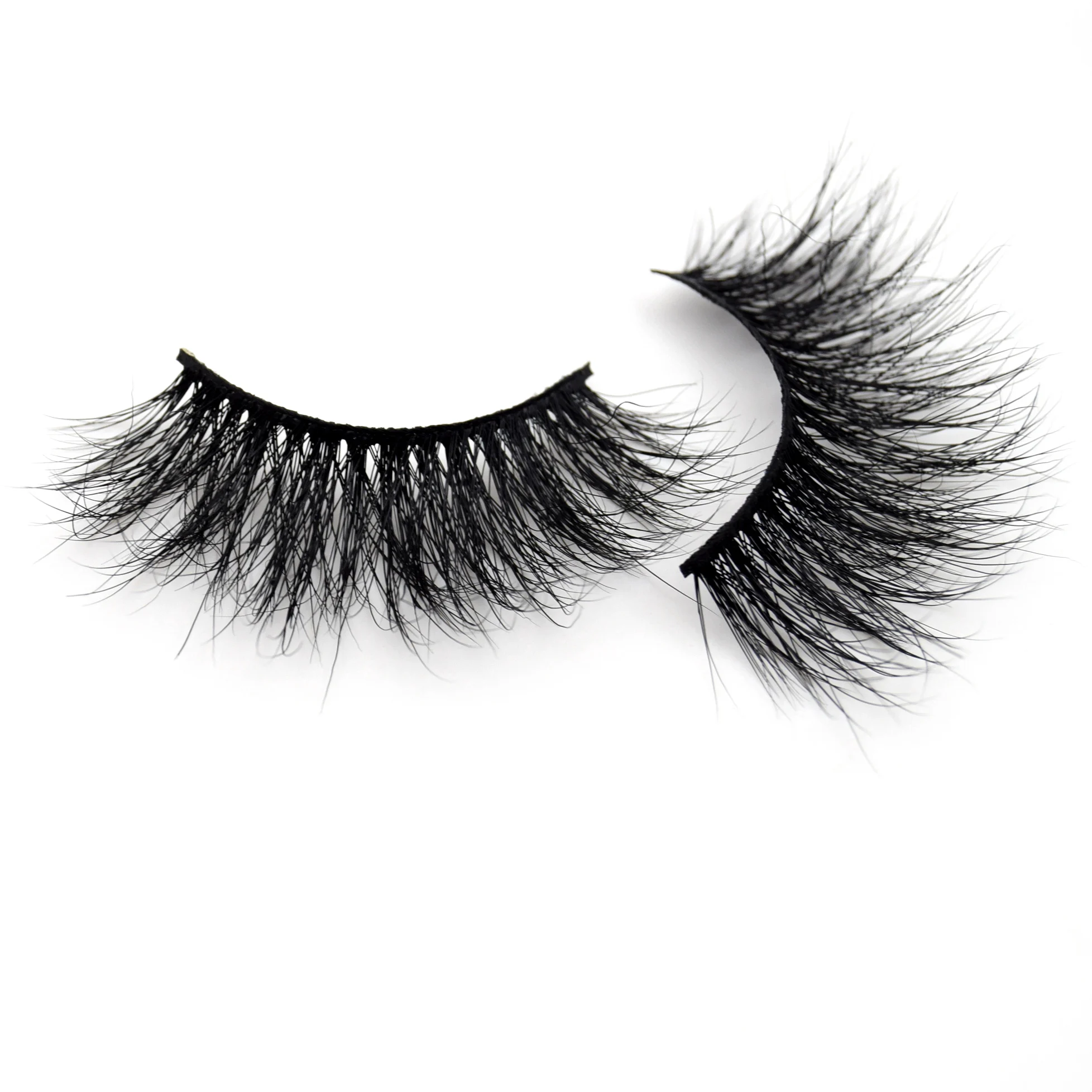 Норковые ресницы для наращивания Visofree E76 натуральные длиной 25 мм диаметром 100%