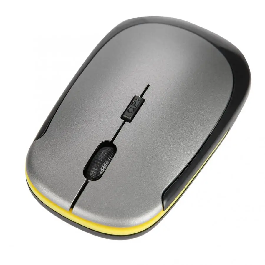 Мини USB 2 4G Ультра тонкая беспроводная оптическая мышь 1200 точек/дюйм длительный