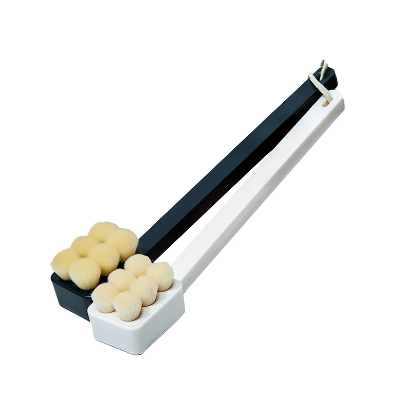 Мягкая щетка для ванны с длинной ручкой и лица двухцелевая зеркальная