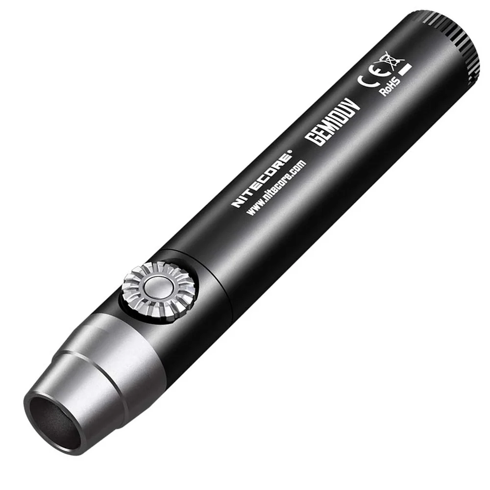 NITECORE GEM10UV Diamond Amber Jade Jeweler Antique UV Light 3000mW 365nm Torch Professional Gemstone Identification Flashlight