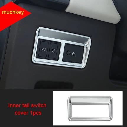 1 шт. хромированная крышка переключателя внутренней задней двери для Land Rover