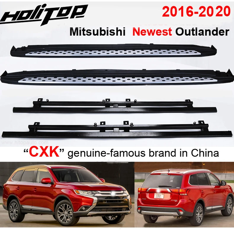 Утолщенная боковая ступенчатая планка для Mitsubishi Outlander 2016 2020 Подлинная CXK нагрузка