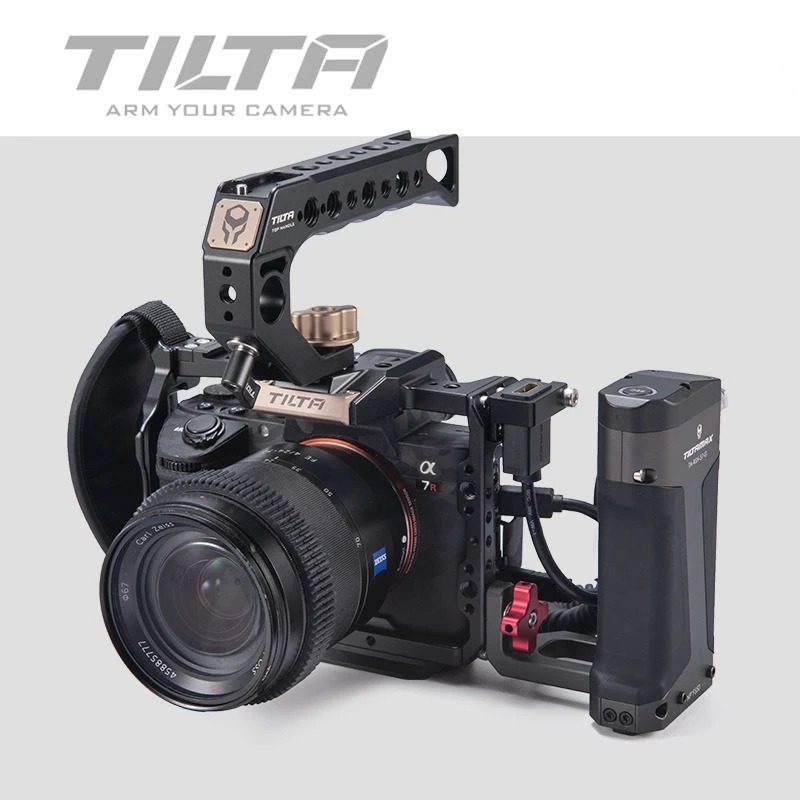 

Tilta A7 iii A9 Camera Cage Black Cage For Sony A7 A9 A7III A7R3 A7M3 A7 iii DSLR rig Top Handle Focus handle
