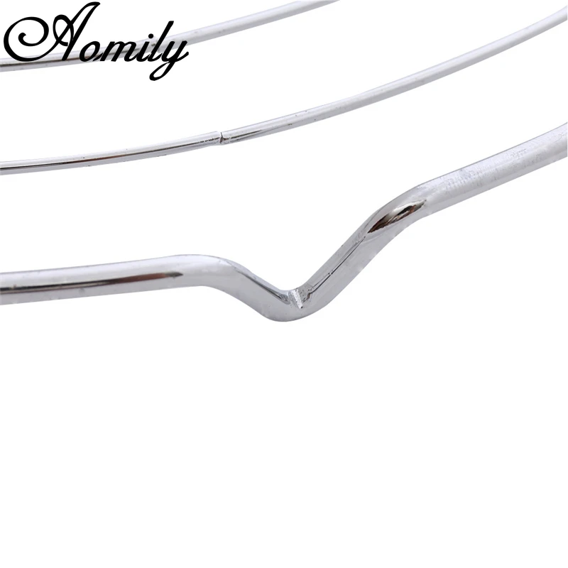 Amoliy 32.4cm Nonstick Cake Cooling Rack Round Grid Cookies Biscuits Bread Tray Stainless Steel Wire Baking Tools | Дом и сад