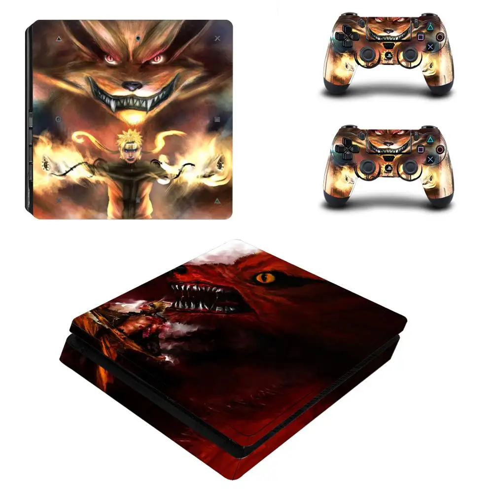 Цельнокроеные лицевые панели Наруто для PS4 Slim Skin Виниловая наклейка Playstation 4