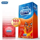 Презервативы Durex для мужчин, ультратонкие презервативы из натурального каучука со смазкой, 50100 шт.
