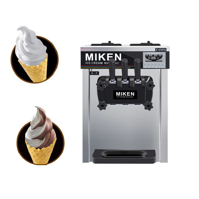 Серебряный настольный мини торговый автомат для производства мягкого