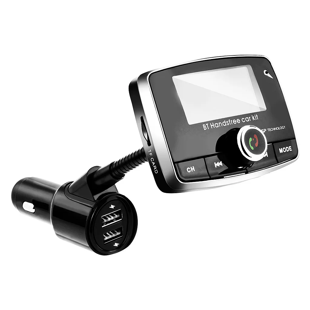QC3.0 Bluetooth fm-передатчик беспроводной Bluetooth Handsfree автомобильный комплект Регулируемый автомобильный MP3 аудио с 5 В 3.1A двойной USB зарядкой