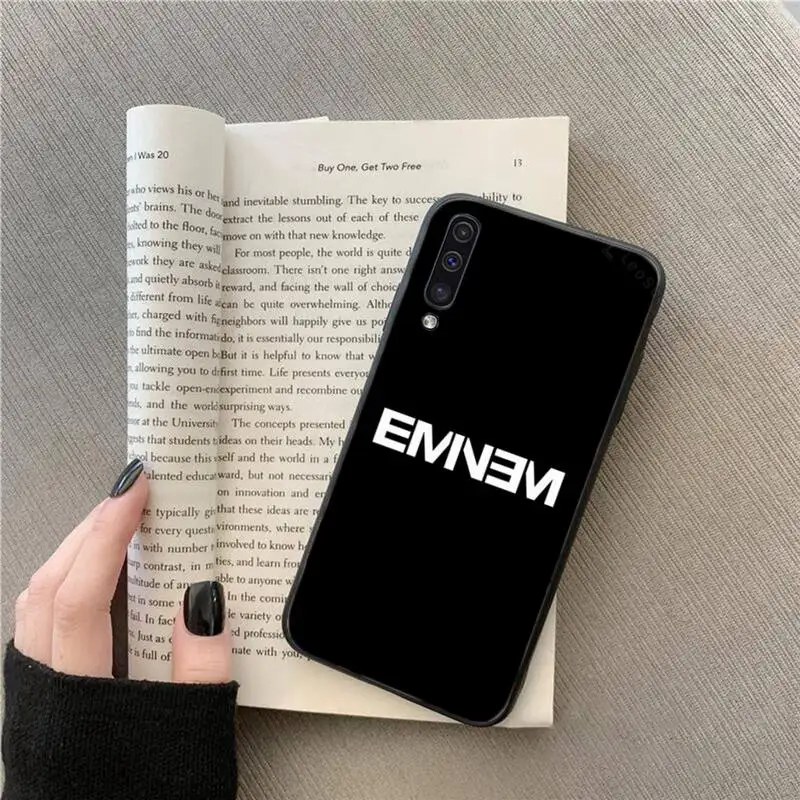 

Rapper eminem singer Phone Case For Samsung galaxy A S note 10 7 9 20 30 31 40 50 51 71 21 s ultra