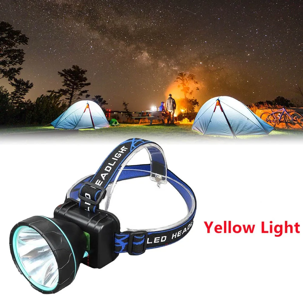 

30000 Lumens Camping Supplies Multi-tool LED Rechargeable Head Camping EquipmentTorch Headlamp Lamp Fishing Light US Plug