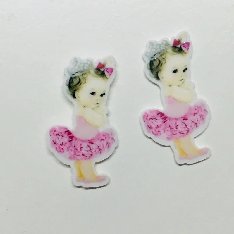 10 шт/партия плоское украшение из смолы DIY полимерные кабошоны аксессуары для