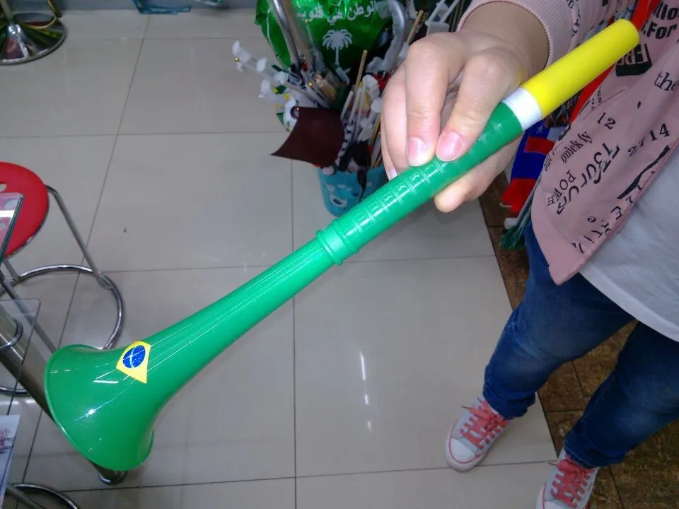 Пластиковый рожковый бустер для болельщиков реквизит Черлидинга детский