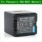 LANFULANG 7,4 V 2400 мАч, CGA-DU21 Замена Батарея для цифрового фотоаппарата Panasonic SDR-H18 PV-GS150 PV-GS180 NV-GS140 NV-GS100 NV-GS120 NV-GS65