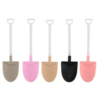100pcs disposable mini shovel spoons plastic flatware for ice cream dessert honey scoop tea coffee stirring kitchen tableware