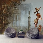 Фотообои на заказ 3D стерео Золотая фигурка гостиная спальня гостиница Европейский фон самоклеящиеся водонепроницаемые обои