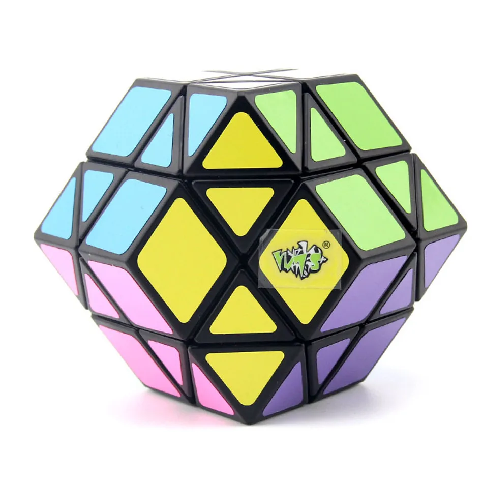 Кубик Рубика LanLan 12-осевой Ромбоэдрический Додекаэдр Magic Cube Черная Головоломка