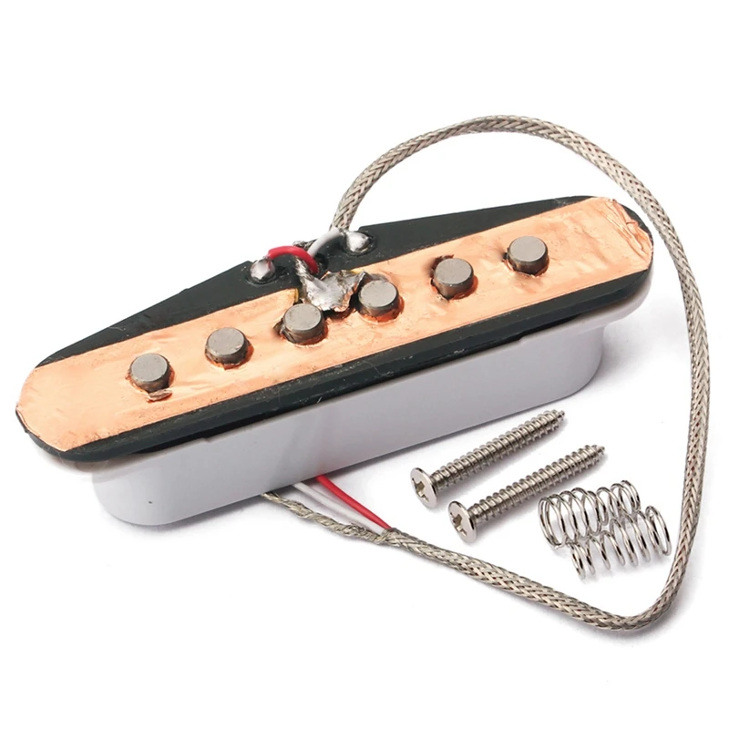 

3Pcs Guitar Hand Wound Pickups with Screws Springs A5 Pickups Bridge Neck Vintage Hand Wound Pickup for ST Fender Guitar