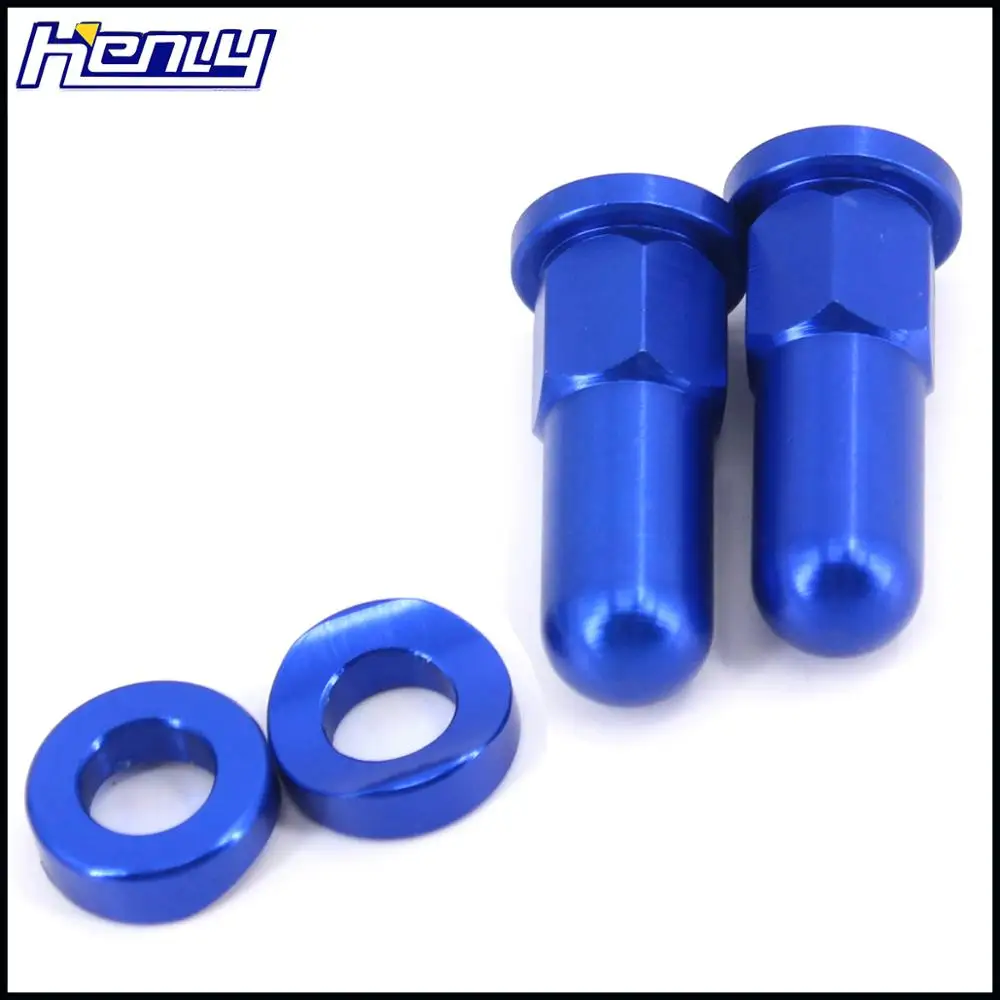 CNC синий заготовки замок обода крышки шайбы для YAMAHA YZ125 YZ250 YZ250F YZ450F WR250F WR450F