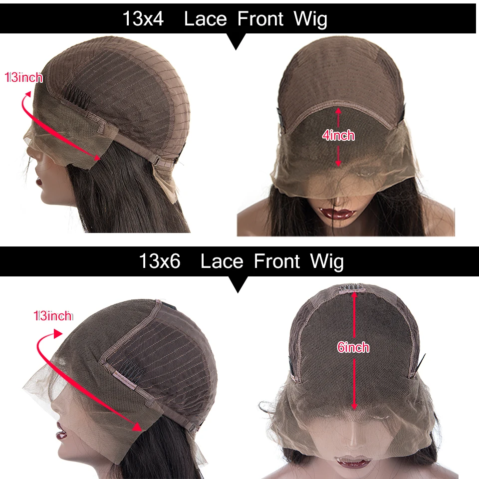 Длинные глубокие боковые части кружева передние человеческие волосы парики