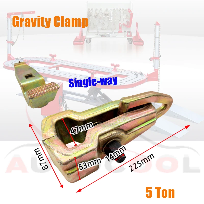5 тонн тяжести зажим 2 Way и один способ опционально для ремонта автомобильной