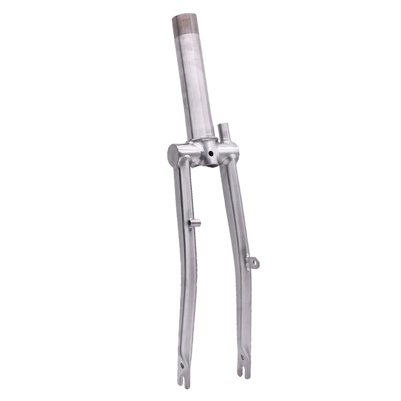 Bike Fork Titanium TWTOPSE титановая велосипедная Рама из сплава для Brompton складной велосипед или велосипед из титанового сплава Передняя вилка для Brompton складной велосипед - Цвет: Bike Fork Titanium