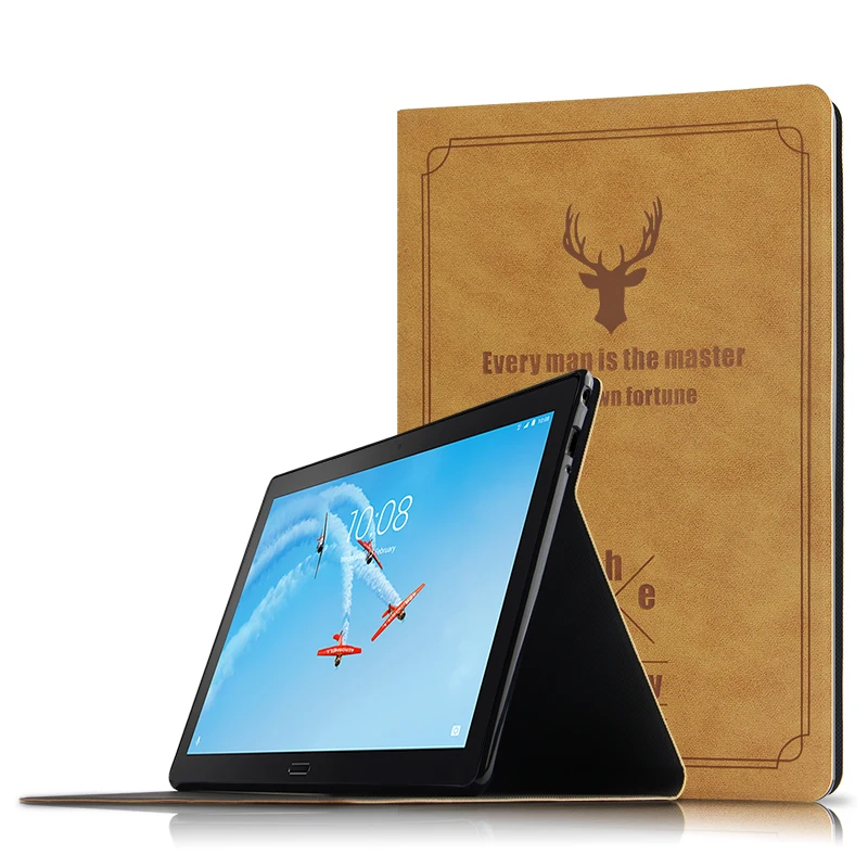 Чехол для lenovo Tab P10, чехол из искусственной кожи TB-X705F TB-X705L TB X705, чехол для планшета, чехол-подставка для lenovo TAB P10 10,", Чехол